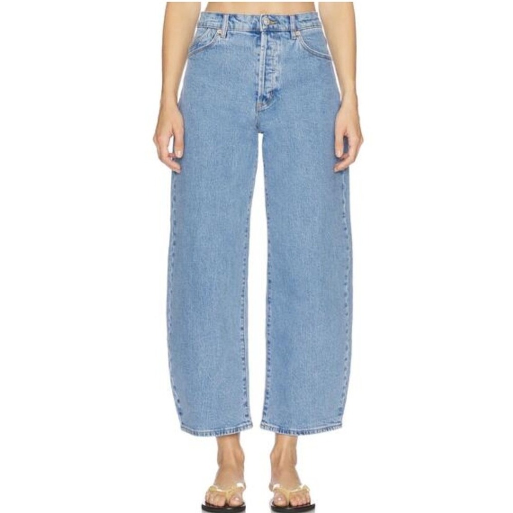 Rolla's‎ NWT Gigi Barrel Curved Leg Jeans Brad Blue Organic Cotton- Size 31